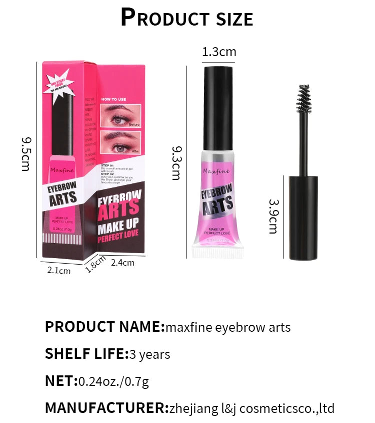 Flexible Tube transparente Wimpern Mascara wasserdichte Mascara Wimpern verlängerung dicke weiße Wimpern Kosmetik 1 Stück