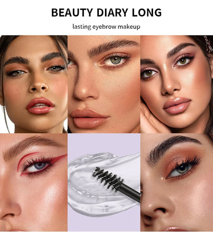 Flexible Tube transparente Wimpern Mascara wasserdichte Mascara Wimpern verlängerung dicke weiße Wimpern Kosmetik 1 Stück